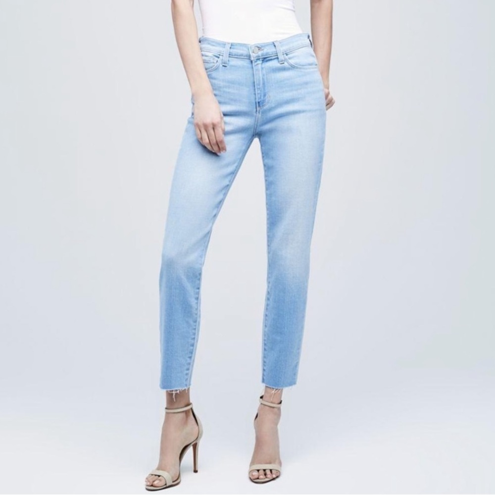 L'Agence El Matador Light Wash Jeans New $255